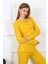 Modaserdem Akbeniz Kadın Penye Uzun Kol Patlı Pijama Takım 4167 3