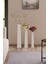 Ahşap Dekoratif Vazo, Çiçek, Pampas Vazosu 70 cm - Beyaz 3