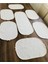 6 Kişilik Linen Kumaş Servis Takımı, Dikdörtgen, Krem, 5-8 Parça 1