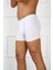 Erkek Büyük Beden Pamuklu Likralı Boxer Beyaz 40134 3