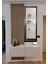 Siyah Ahşap Çerçeve Boy Ayna Hol Antre Room 130X45 1