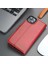 Mıknatıslı Ayrılabilir Cüzdanlı Kırmızı Renk Kişiselleştirilebilir Apple iPhone 15 Telefon Kılıfı 8