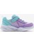 Skechers Sola Glow - Ombre Deluxe Küçük Kız Çocuk Mavi Işıklı Spor Ayakkabı 303714N Tqlv 2