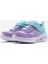 Skechers Sola Glow - Ombre Deluxe Küçük Kız Çocuk Mavi Işıklı Spor Ayakkabı 303714N Tqlv 3