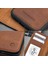 Mıknatıslı Ayrılabilir Cüzdanlı Antik Kahve Renk Kişiselleştirilebilir Apple iPhone 15 Plus Telefon Kılıfı 8