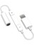 ESLIFETECH26AKSESUAR Lightnin To Headphone Apple Iphone ve Ipad Uyumlu Kulaklık Ses Audio Adaptör Jack3.5mm 1
