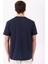Bisiklet Yaka Baskılı Lacivert Erkek T-Shirt J5SM-TST7350 5