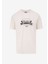 Bisiklet Yaka Baskılı Kırık Beyaz Erkek T-Shirt J5SM-TST7310 1