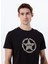 Bisiklet Yaka Baskılı Siyah Erkek T-Shirt J5SM-TST7378 3