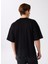 Bisiklet Yaka Siyah Erkek T-Shirt UMA24071TS 5
