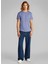 Koyu Mavi Erkek T-Shirt J30J323482PCP Badge Turn Up Sleeve 1