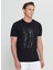 Bisiklet Yaka Baskılı Siyah Erkek T-Shirt ACE091252408_SYH 3