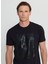 Bisiklet Yaka Baskılı Siyah Erkek T-Shirt ACE091252408_SYH 4