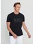 Bisiklet Yaka Baskılı Siyah Erkek T-Shirt ACE091252068_SYH 3