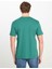 Bisiklet Yaka Yeşil Erkek T-Shirt ML60UFQG26 Regular Fit Patch Logo 5