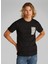 Siyah Erkek T-Shirt J30J327474BEH Serıf Box Graphıc Tee 2