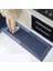 Büyük Boy Mavi Dikdörtgen Su Emici Paspas 118x38 cm, Mutfak ve Banyo İçin 5