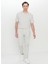Lastikli Bel Normal Paça Slim Fit Taş Erkek Pantolon ACE001252195_TAS 2