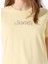 Bisiklet Yaka Baskılı Sarı Kadın T-Shirt J5SL-TST7009 4