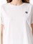 Bisiklet Yaka Düz Kırık Beyaz Kadın T-Shirt J5SL-TST7186 5