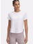 1389564-100 Ua Launch Elıte Shortsl Yuvarlak Yaka Loose Fit Beyaz Kadın T-Shirt 1