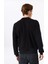 Bisiklet Yaka Siyah Erkek Sweatshırt UMA24002FE 5