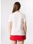 Kırık Beyaz Kadın Relaxed Payetli T-Shirt F5SL-TST0385 5