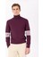 Balıkçı Yaka Regular Fit Bordo Erkek Kazak UMA24102LU 1