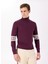 Balıkçı Yaka Regular Fit Bordo Erkek Kazak UMA24102LU 3