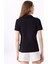 Siyah Kadın Relaxed Düz Polo T-Shirt J5SL-TST7070 5