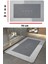 Su Emici Banyo Paspası Kaymaz Tabanlı Su Emici Yapı 50X70CM Kare 2
