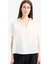 Comfort Fit Gömlek Yaka Basic Düz Kısa Kollu Bluz E5989AX25SP 1