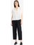 Comfort Fit Gömlek Yaka Basic Düz Kısa Kollu Bluz E5989AX25SP 2