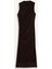 Bodycon Vücudu Saran Yarım Balıkçı Yaka Basic Düz Tül Kolsuz Maxi Abiye Elbise C3519AX25SP 1