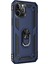 Apple iPhone 12 Pro 6.1 '' Yüzüklü Tank Kılıf Lacivert 1