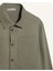 Erkek Çocuk Oversize Geniş Kalıp Polo Yaka Twill Uzun Kollu Gömlek D7793A825SP 8