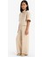 Kız Çocuk Beli Lastikli Wide Leg Geniş Bol Paça Bürümcük Pantolon E1103A825SP 2