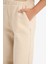 Kız Çocuk Beli Lastikli Wide Leg Geniş Bol Paça Bürümcük Pantolon E1103A825SP 6