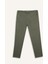 %100 Pamuk Keten Görünümlü Pantolon Beli Lastikli Slim Fit Dar Kesim Cepli Düz Paça D2671AX25SM 7