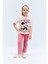 Kız Bebek Disney Mickey & Minnie 2'li Takım Kısa Kollu Tişört Fitilli Kaşkorse Esnek Belli Tayt E4849A525SM 1