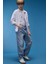 Erkek Çocuk Loose Fit Düz Paça Jean Pantolon D7209A825SP 2