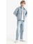 Erkek Çocuk Loose Fit Düz Paça Jean Pantolon D7209A825SP 4