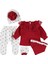 Pamuklu Kız Bebek Giyim Dantel Detaylı Helena 5li Zıbın Set 1/3 Ay Şık Hediyelik 1