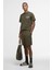 Cotton Linen Relaxed Şort SG31 Light Sage 1