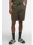 Cotton Linen Relaxed Şort SG31 Light Sage 3