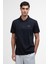 B.ıntl Chapter Jacquard Texture Polo Yaka BK11 Black 1
