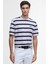 B.ıntl Luca Stripe T-Shirt PU11 Thistle 1