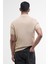 Tartan Pique Polo Yaka ST17 Washed Stone 5