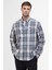 Laggon Tartan Slim Fit Gömlek TN40 Bleached Pine Tartan 1