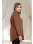 Keten Dantel Detaylı Uzun Kollu Oversize Tunik Gömlek 3